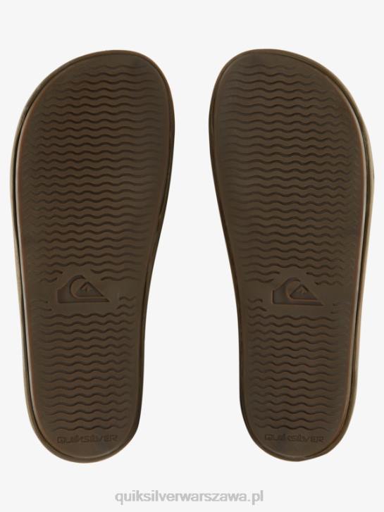 mężczyźni Quiksilver Skórzane sandały Rivi z podwójną regulacją 4DBV1285 opalenizna 1