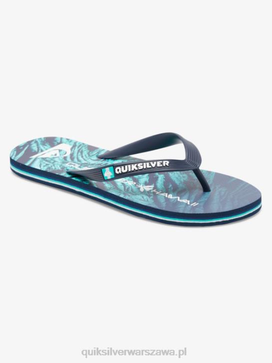 mężczyźni Quiksilver domowe klapki molokai 4DBV1861 zielony 1