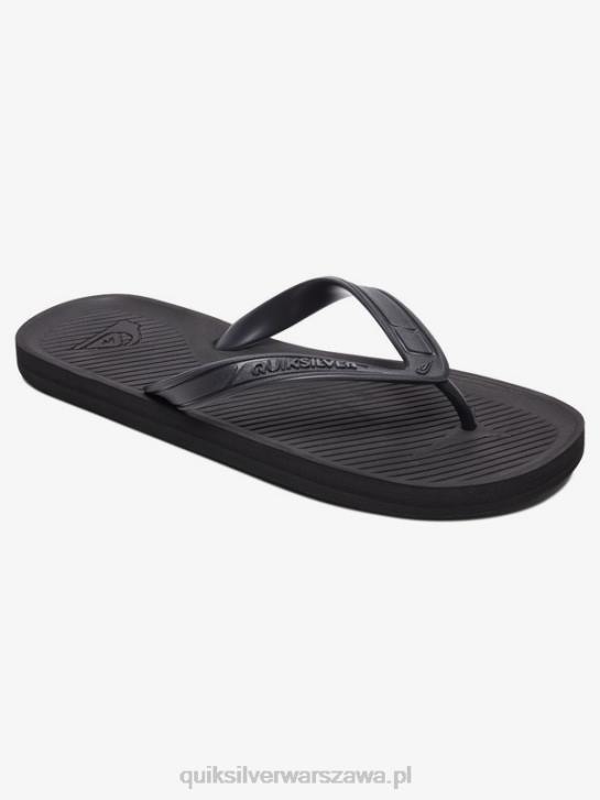mężczyźni Quiksilver japonki haleiwa 4DBV1650 pełna czerń