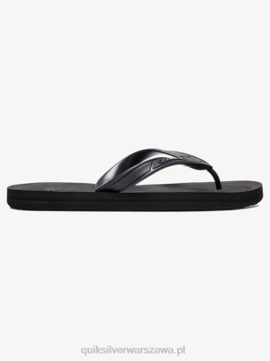 mężczyźni Quiksilver japonki haleiwa 4DBV1650 pełna czerń