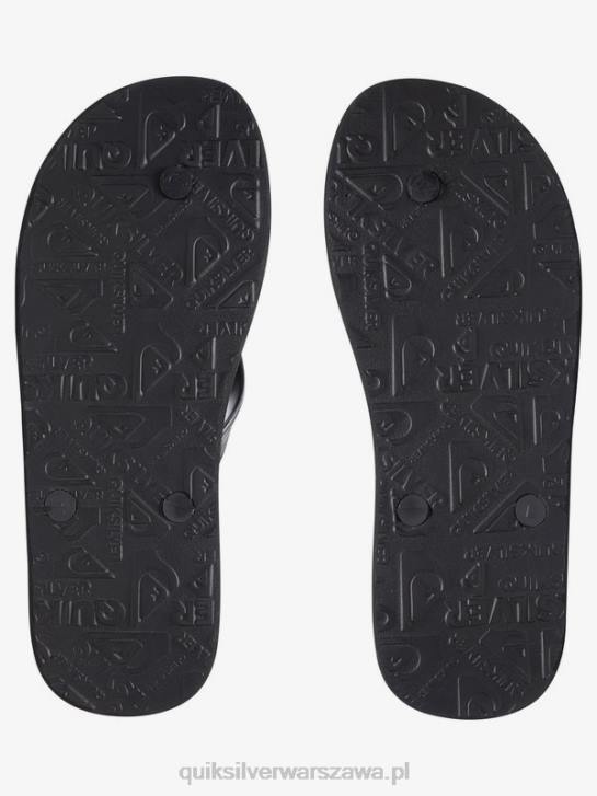 mężczyźni Quiksilver japonki haleiwa 4DBV1650 pełna czerń