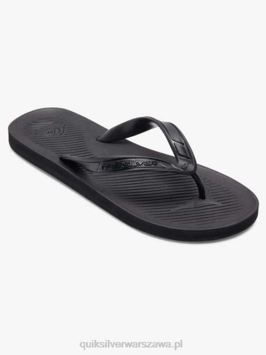 mężczyźni Quiksilver japonki haleiwa core 4DBV950 czarny