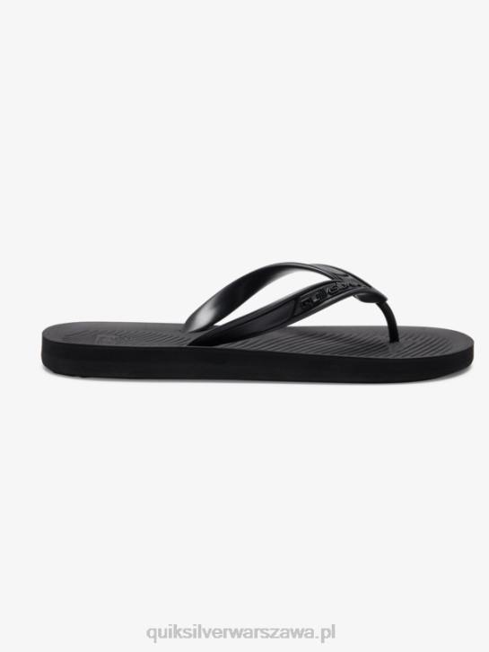 mężczyźni Quiksilver japonki haleiwa core 4DBV950 czarny