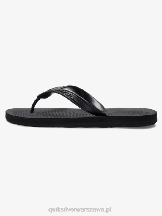 mężczyźni Quiksilver japonki haleiwa core 4DBV950 czarny