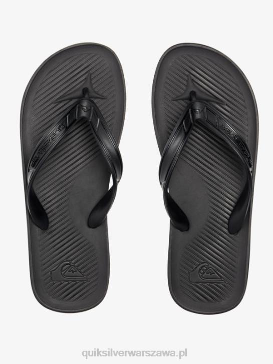 mężczyźni Quiksilver japonki haleiwa core 4DBV950 czarny