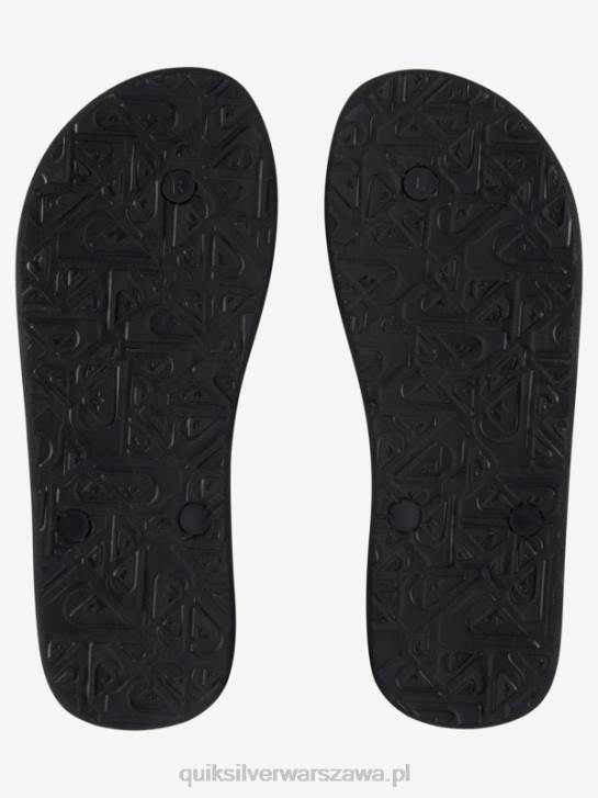 mężczyźni Quiksilver japonki haleiwa core 4DBV950 czarny
