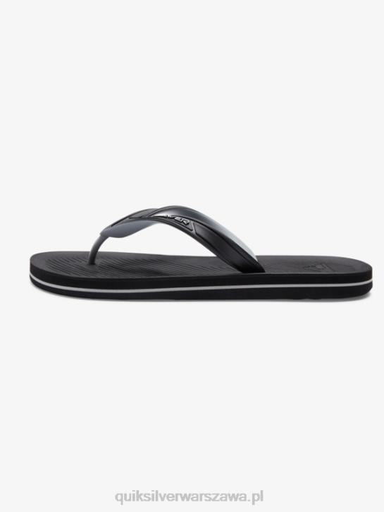 mężczyźni Quiksilver japonki haleiwa core 4DBV951 czarny
