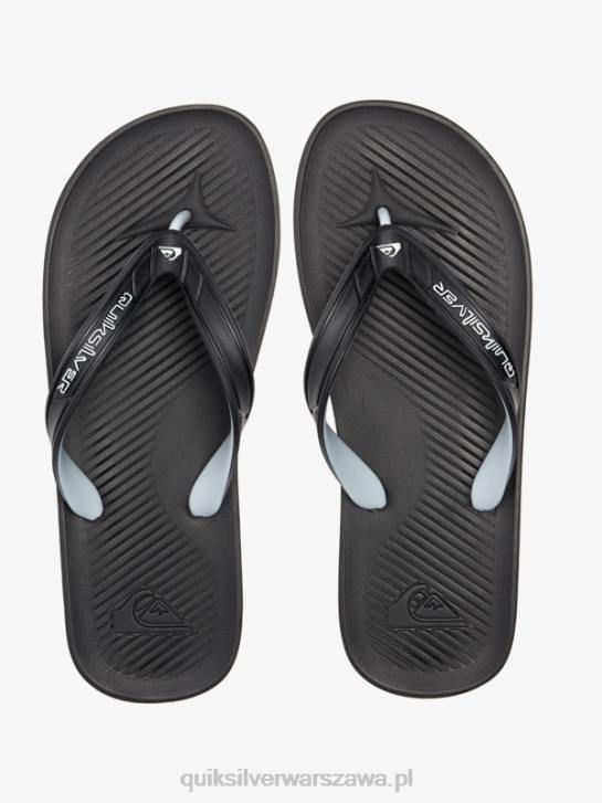 mężczyźni Quiksilver japonki haleiwa core 4DBV951 czarny