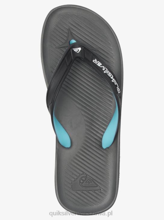 mężczyźni Quiksilver japonki haleiwa core 4DBV952 szary 2