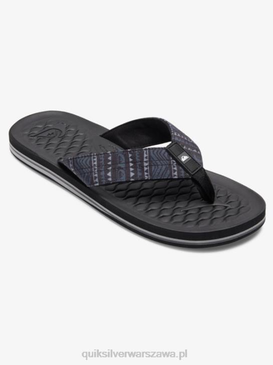 mężczyźni Quiksilver japonki lanai 4DBV1792 czarny