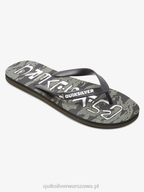 mężczyźni Quiksilver japonki molokai acid drop 4DBV1776 czarny zielony