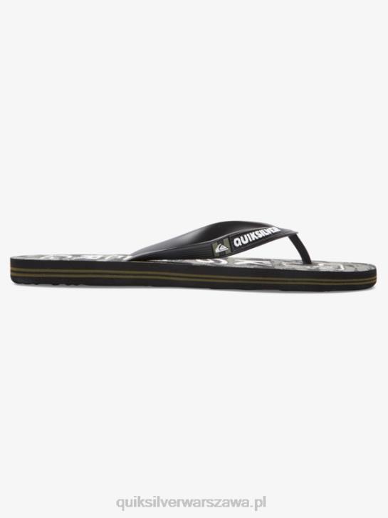 mężczyźni Quiksilver japonki molokai acid drop 4DBV1776 czarny zielony
