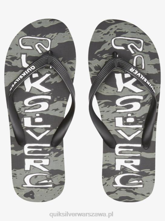 mężczyźni Quiksilver japonki molokai acid drop 4DBV1776 czarny zielony