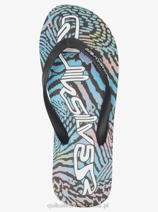 mężczyźni Quiksilver japonki molokai art 4DBV514 czarny/różowy/niebieski