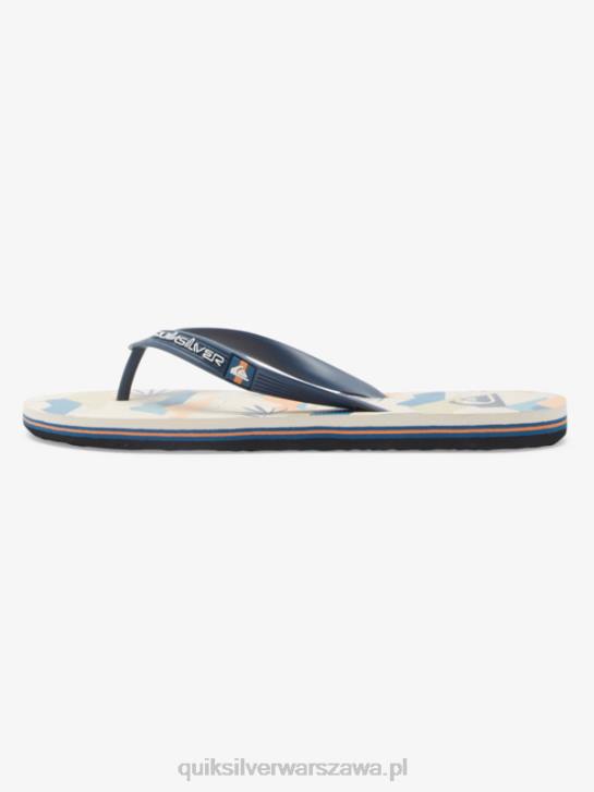 mężczyźni Quiksilver japonki molokai art 4DBV515 czarny/biały/niebieski