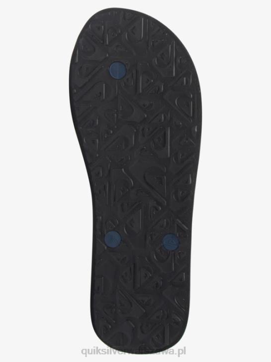 mężczyźni Quiksilver japonki molokai art 4DBV515 czarny/biały/niebieski