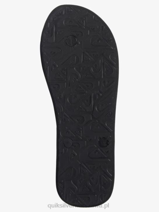 mężczyźni Quiksilver japonki molokai art 4DBV517 czarno-niebieski
