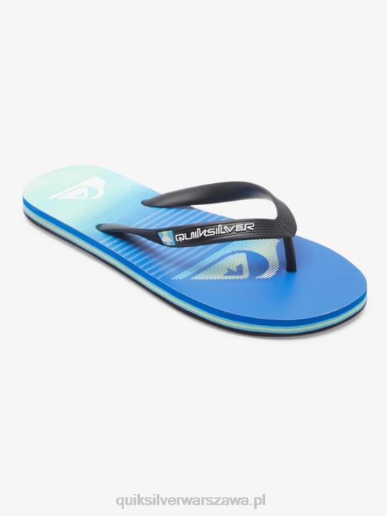 mężczyźni Quiksilver japonki molokai art 4DBV518 czarny/zielony/niebieski
