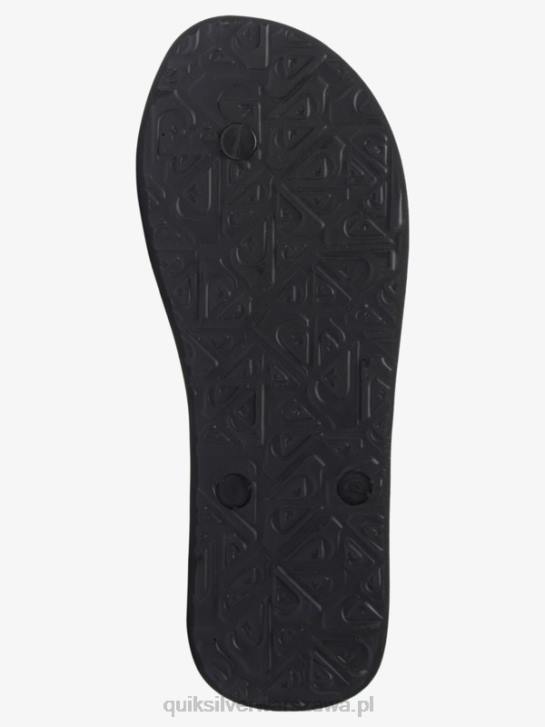 mężczyźni Quiksilver japonki molokai art 4DBV518 czarny/zielony/niebieski