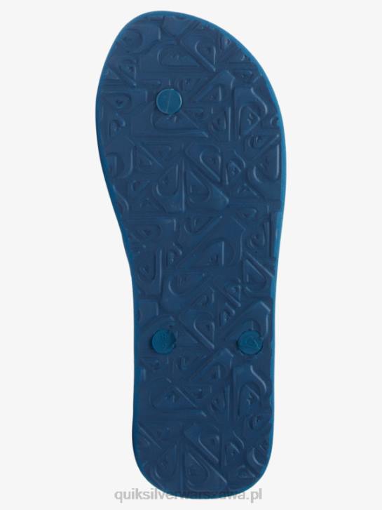 mężczyźni Quiksilver japonki molokai art 4DBV519 niebieski/czarny/żółty