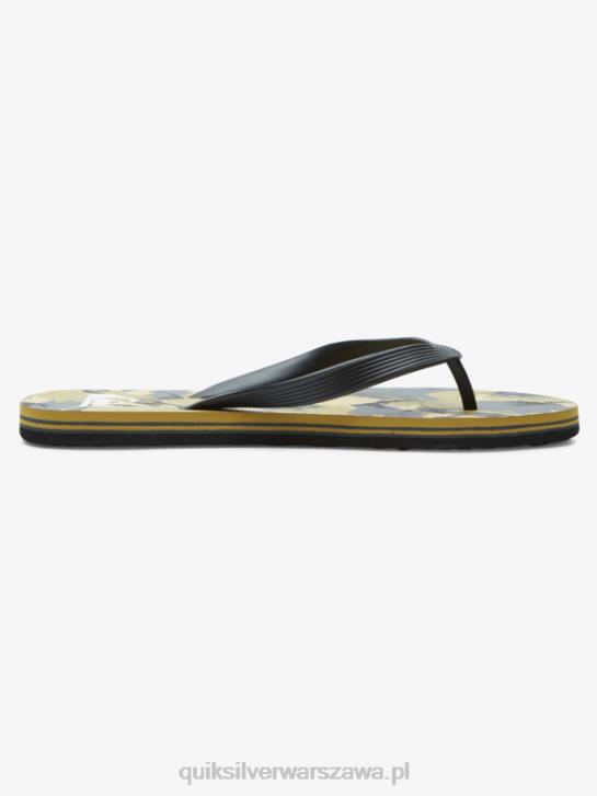 mężczyźni Quiksilver japonki molokai art 4DBV522 czarny/szary/brązowy
