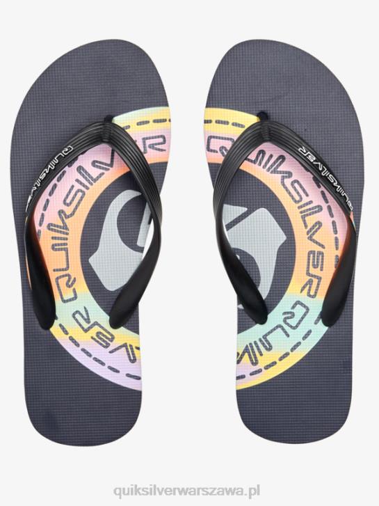 mężczyźni Quiksilver japonki molokai art 4DBV523 niebieski/pomarańczowy