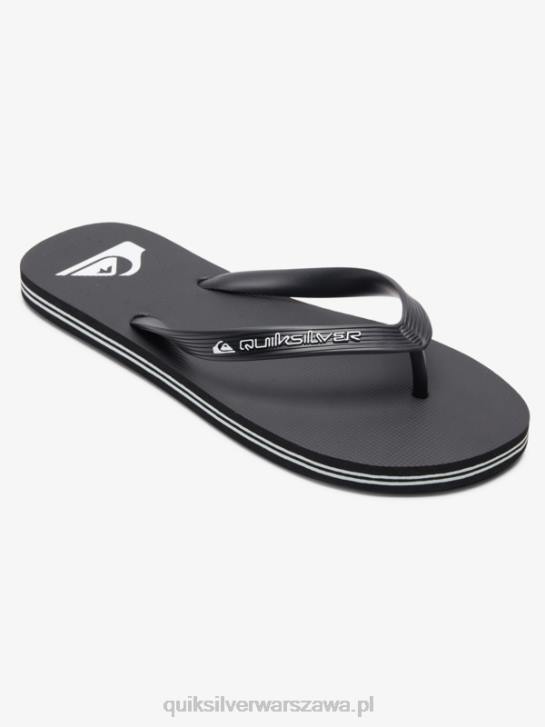 mężczyźni Quiksilver japonki molokai core 4DBV592 czarny