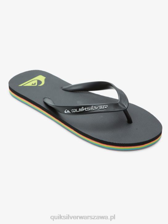 mężczyźni Quiksilver japonki molokai core 4DBV595 czarny