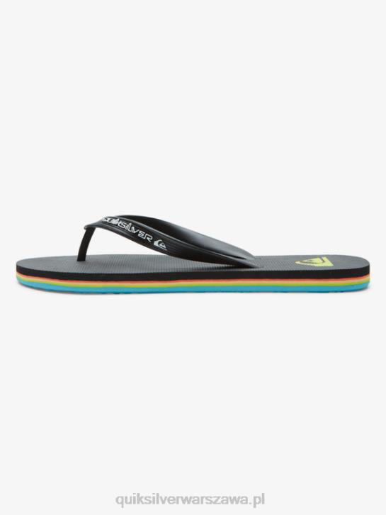 mężczyźni Quiksilver japonki molokai core 4DBV595 czarny