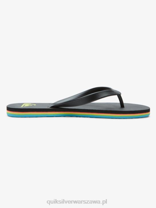 mężczyźni Quiksilver japonki molokai core 4DBV595 czarny