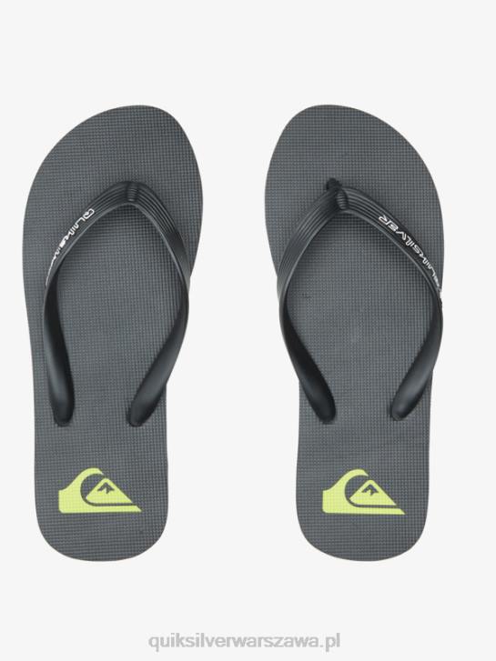mężczyźni Quiksilver japonki molokai core 4DBV595 czarny