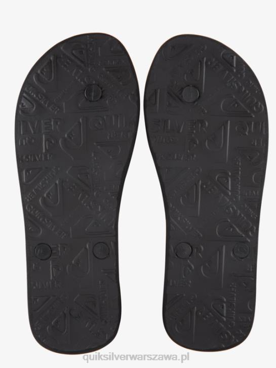 mężczyźni Quiksilver japonki molokai five-o 4DBV1858 czarny zielony