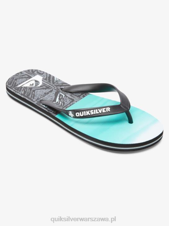 mężczyźni Quiksilver japonki molokai five-o 4DBV1859 czarno-niebieski