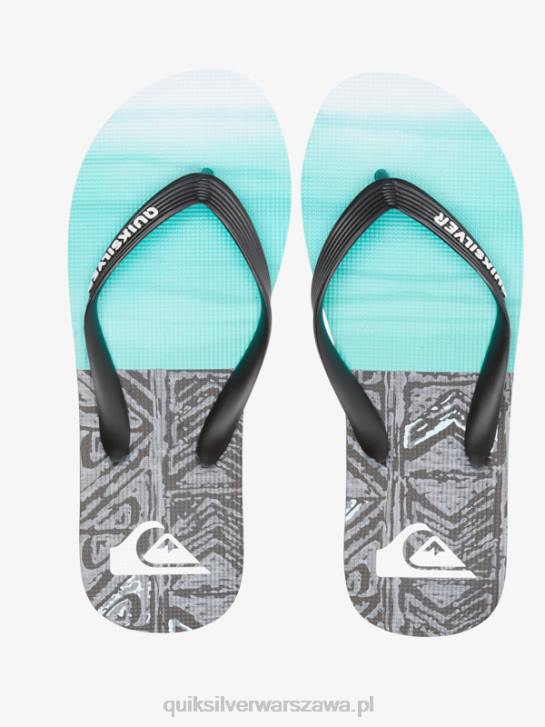 mężczyźni Quiksilver japonki molokai five-o 4DBV1859 czarno-niebieski