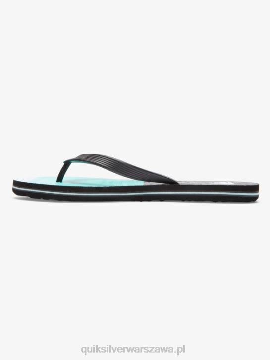 mężczyźni Quiksilver japonki molokai five-o 4DBV1859 czarno-niebieski