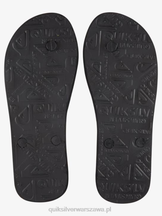 mężczyźni Quiksilver japonki molokai five-o 4DBV1859 czarno-niebieski