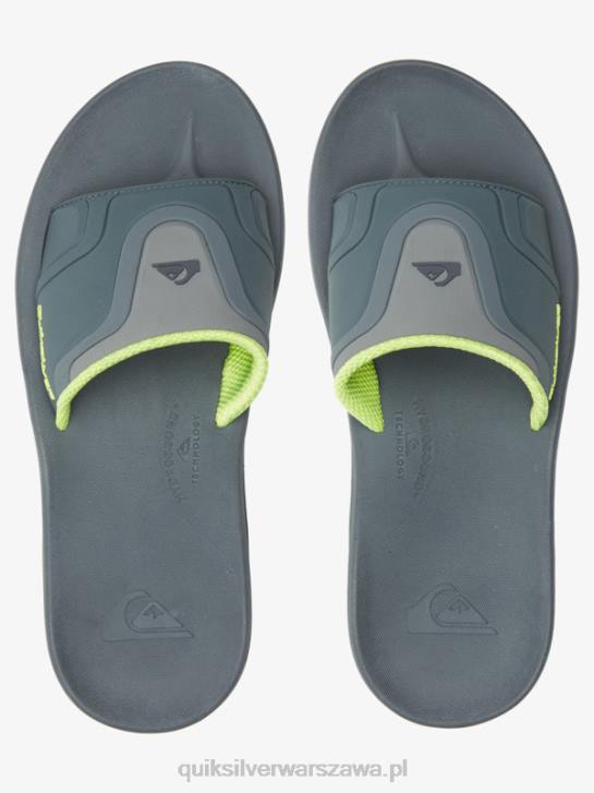 mężczyźni Quiksilver klapki mathodic recovery 4DBV1258 szary 1