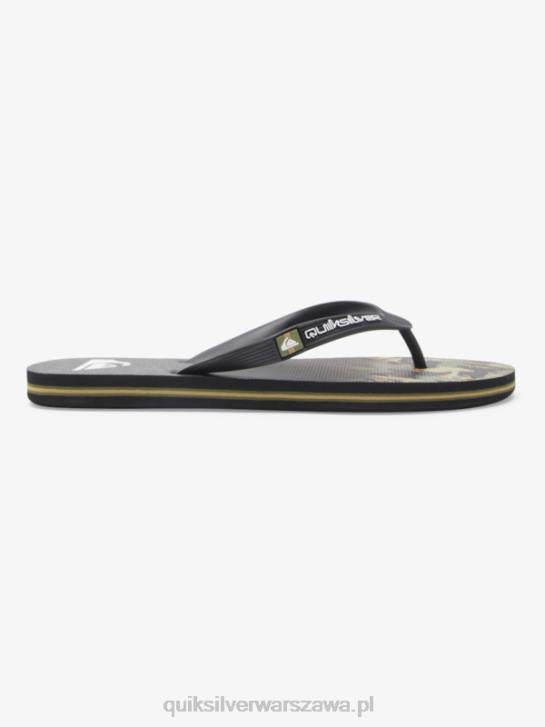 mężczyźni Quiksilver klapki z panelem molokai 4DBV570 zielony 1