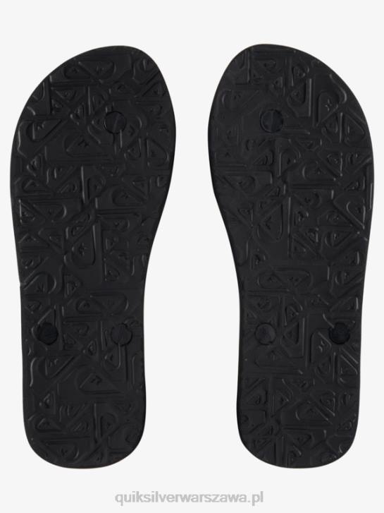 mężczyźni Quiksilver klapki z panelem molokai 4DBV572 szary/czarny/niebieski
