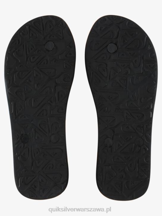 mężczyźni Quiksilver klapki z panelem molokai 4DBV573 niebiesko szary