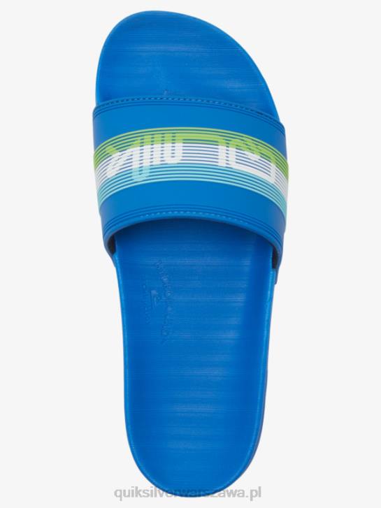 mężczyźni Quiksilver rivi słowne sandały slider slider 4DBV685 niebieski 4