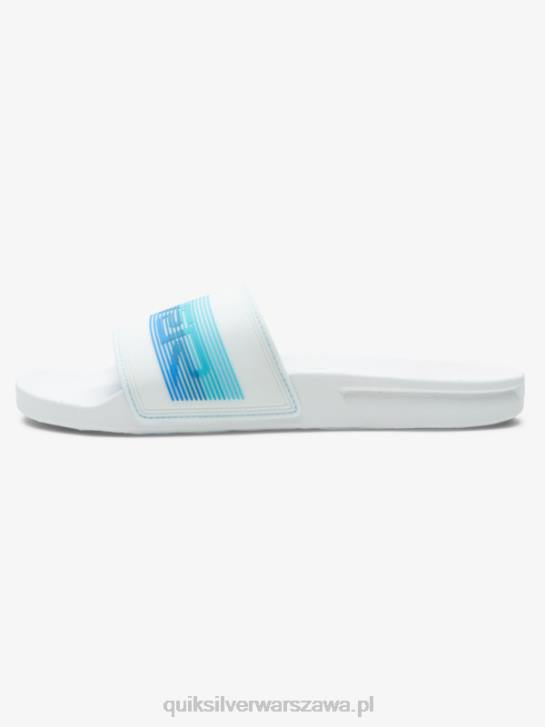 mężczyźni Quiksilver rivi słowne sandały slider slider 4DBV686 biało niebieski