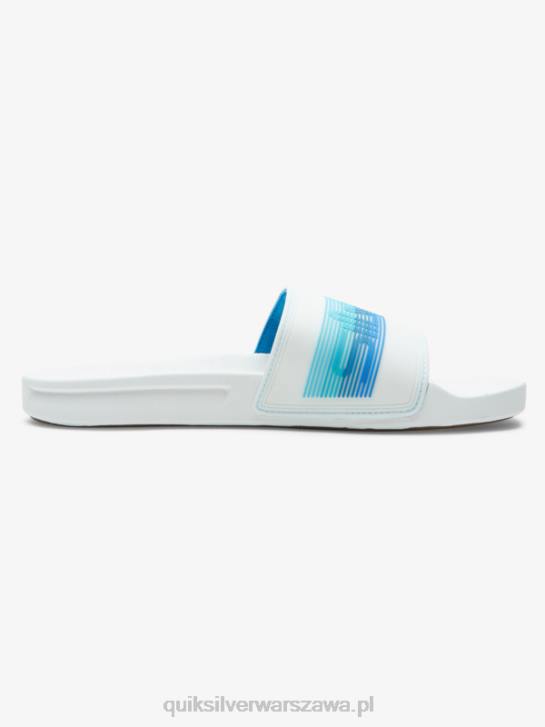 mężczyźni Quiksilver rivi słowne sandały slider slider 4DBV686 biało niebieski