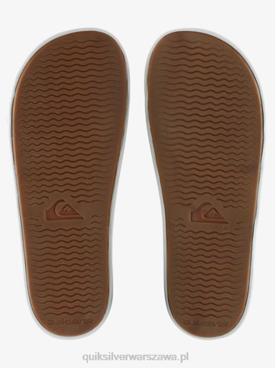 mężczyźni Quiksilver rivi słowne sandały slider slider 4DBV686 biało niebieski
