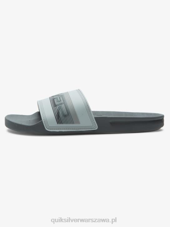 mężczyźni Quiksilver rivi słowne sandały slider slider 4DBV687 szary 1