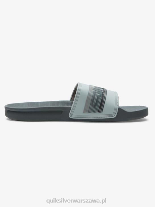 mężczyźni Quiksilver rivi słowne sandały slider slider 4DBV687 szary 1
