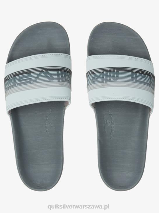 mężczyźni Quiksilver rivi słowne sandały slider slider 4DBV687 szary 1