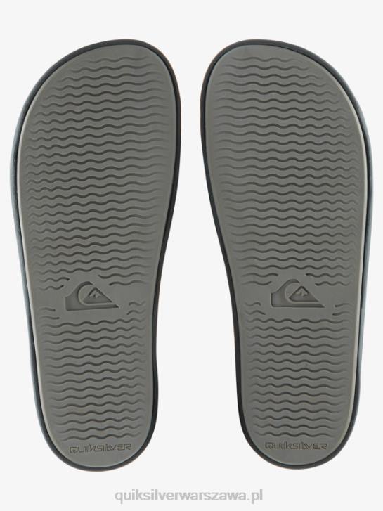 mężczyźni Quiksilver rivi słowne sandały slider slider 4DBV687 szary 1