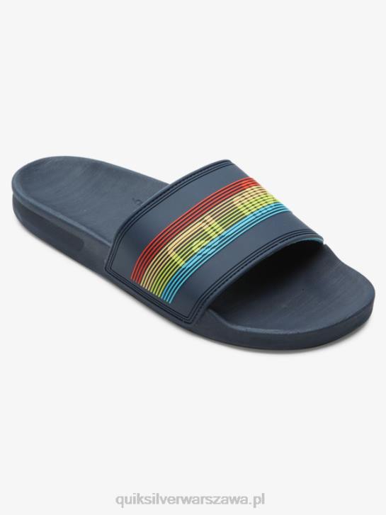 mężczyźni Quiksilver rivi słowne sandały slider slider 4DBV688 niebieski 3