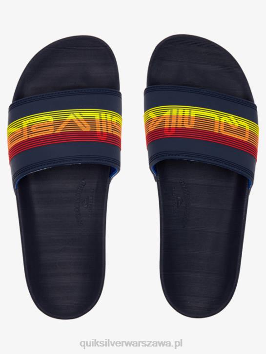 mężczyźni Quiksilver rivi słowne sandały slider slider 4DBV691 niebieski 2